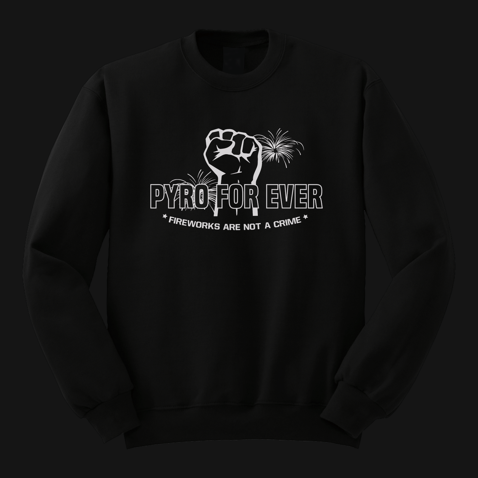 PYRO FOR EVER Sweater Black