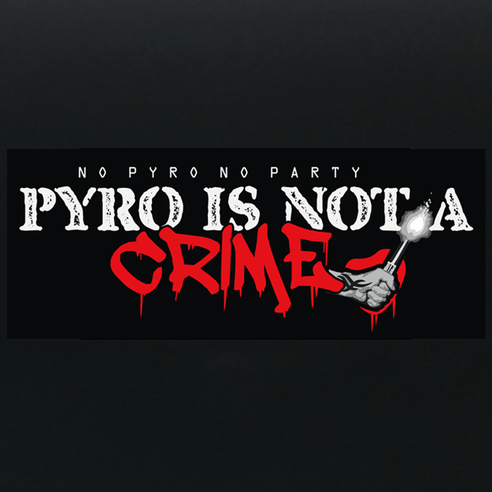Pyro is not a crime! Casual - Vinyl Sticker