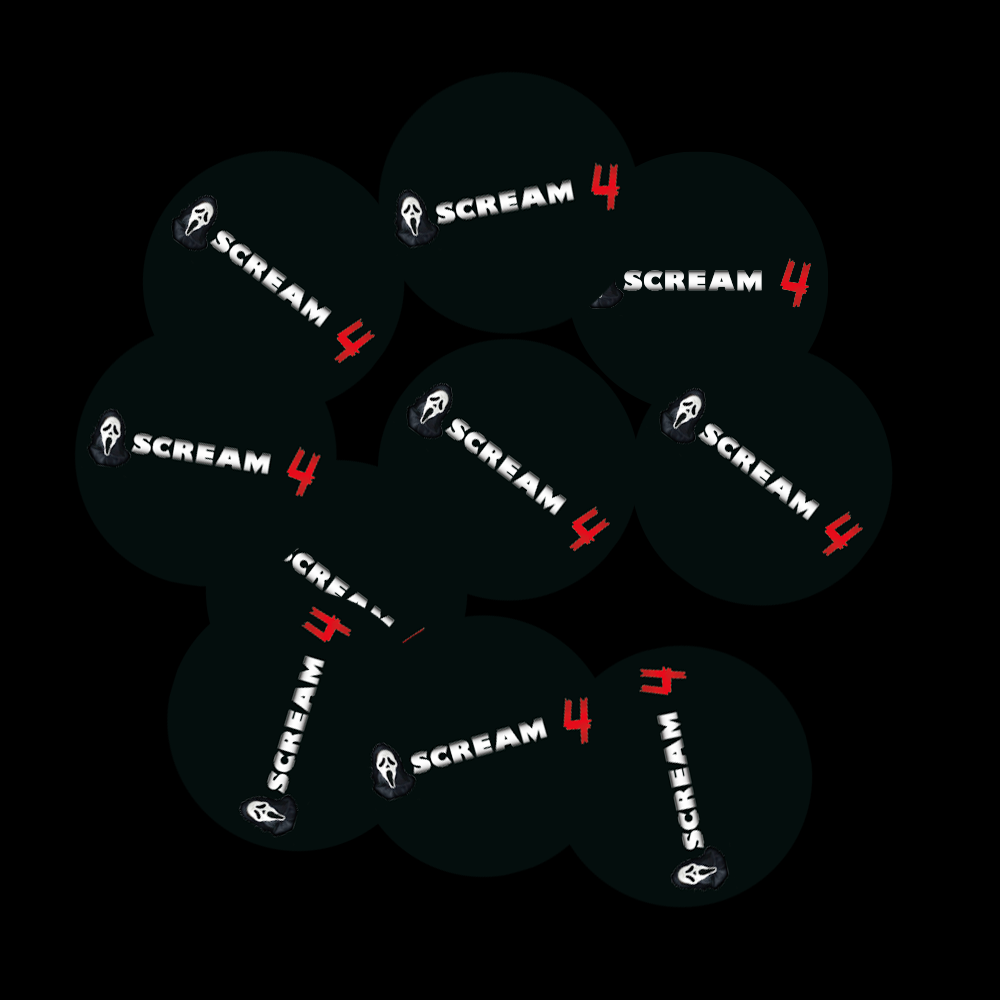 Scream 4 Stickerbomb set 10pcs. - Vinyl Stickers 