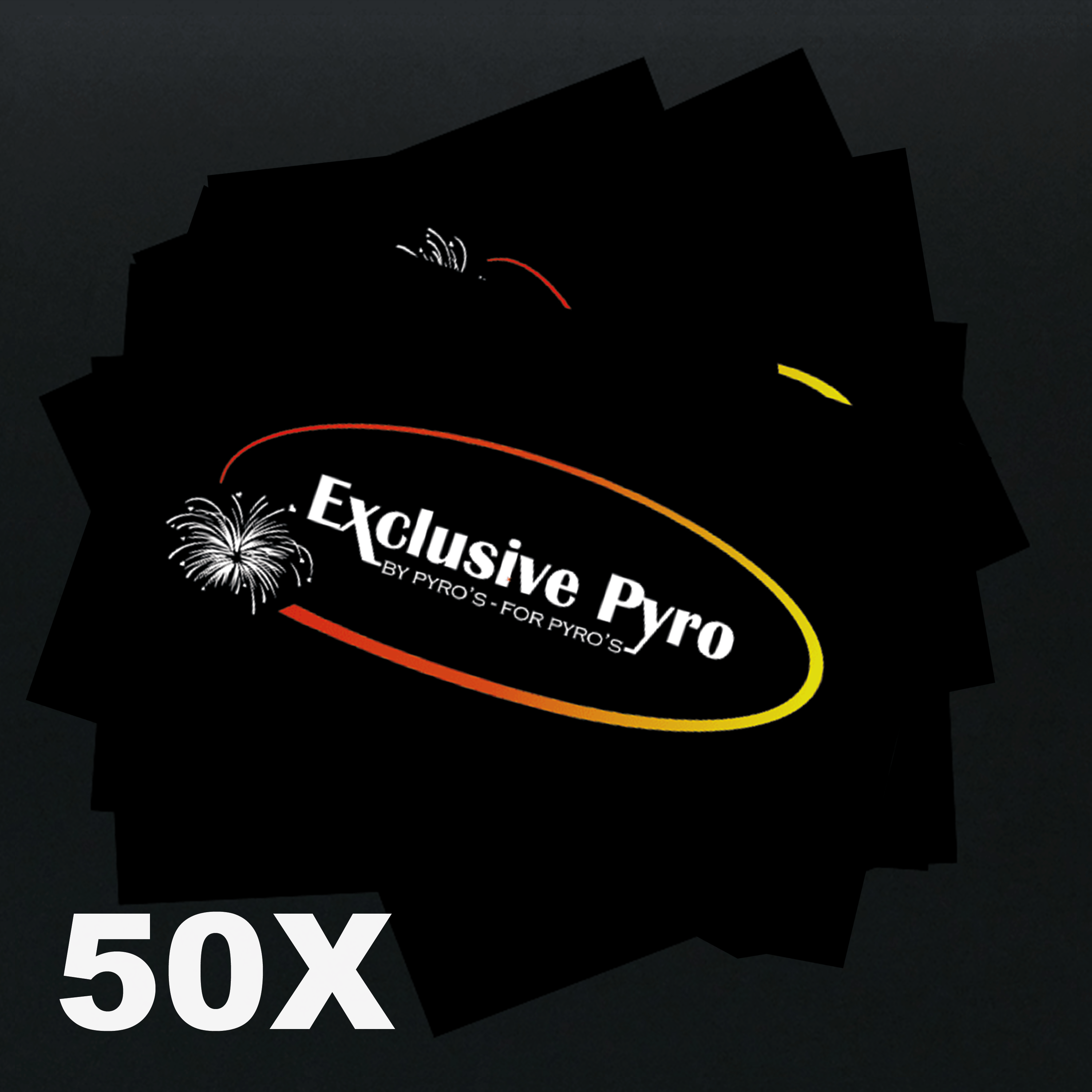 Exclusive Pyro Mega Pack 50pcs. - Plastic Stickers 