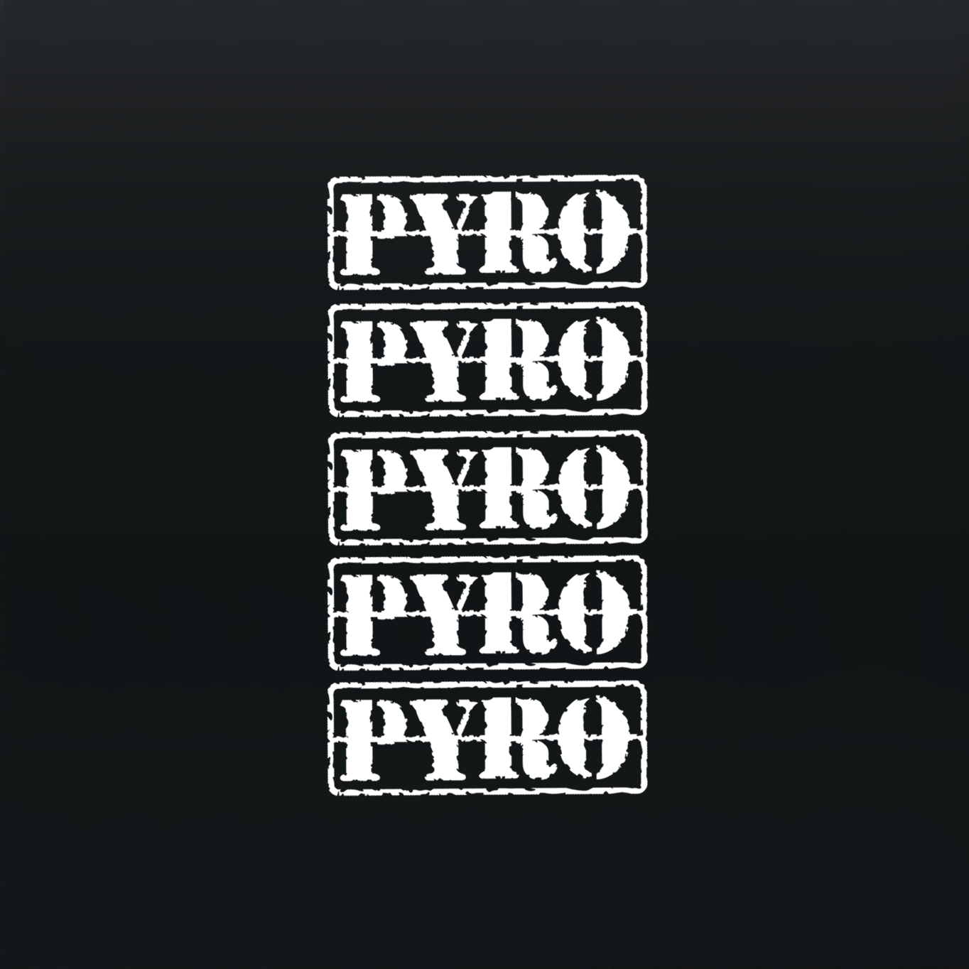 PYRO cut-out (3 color options) - Vinyl Sticker