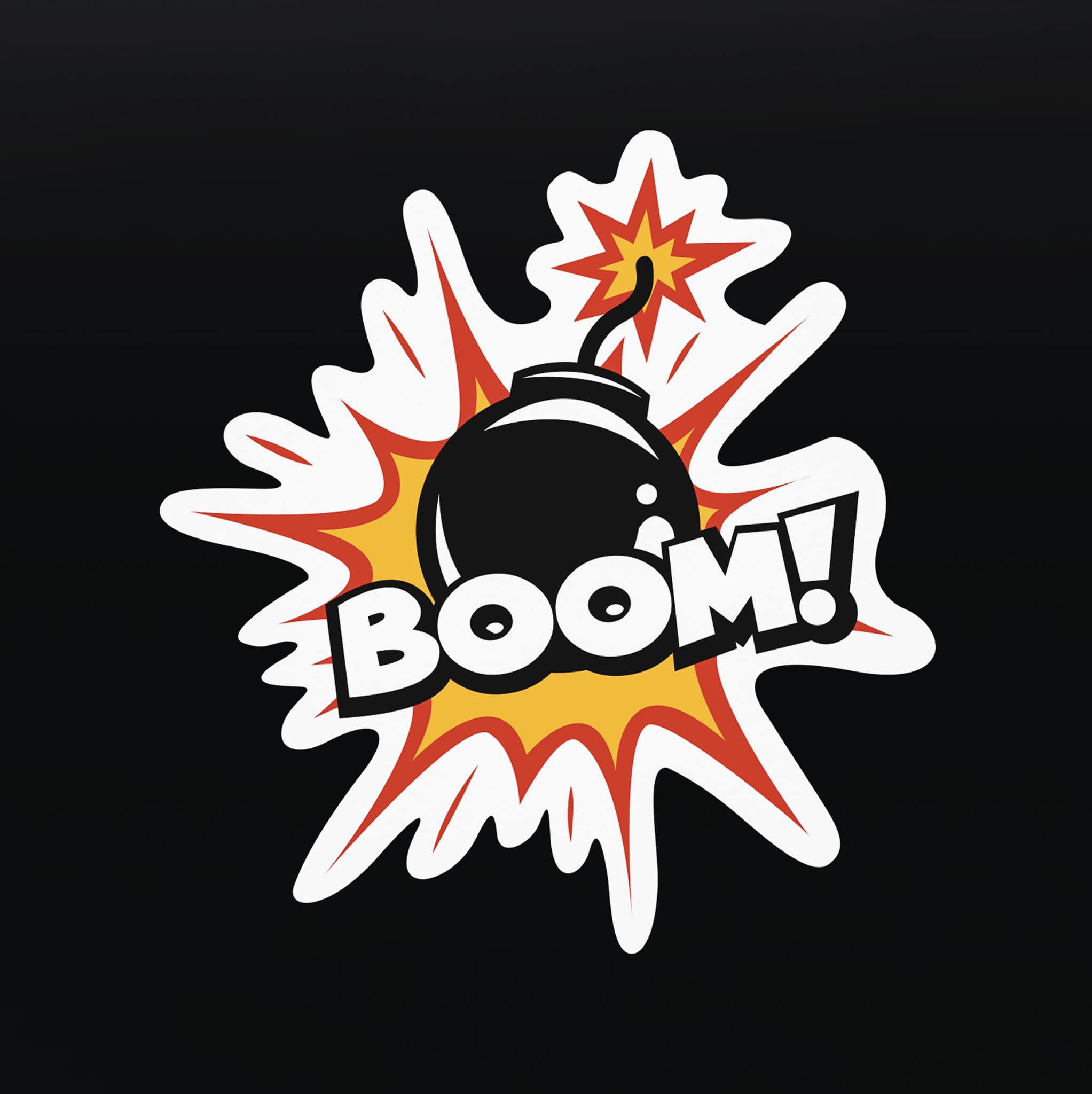 BOOM! NEW - Vinyl Sticker BOOM! NEW - Vinyl Sticker