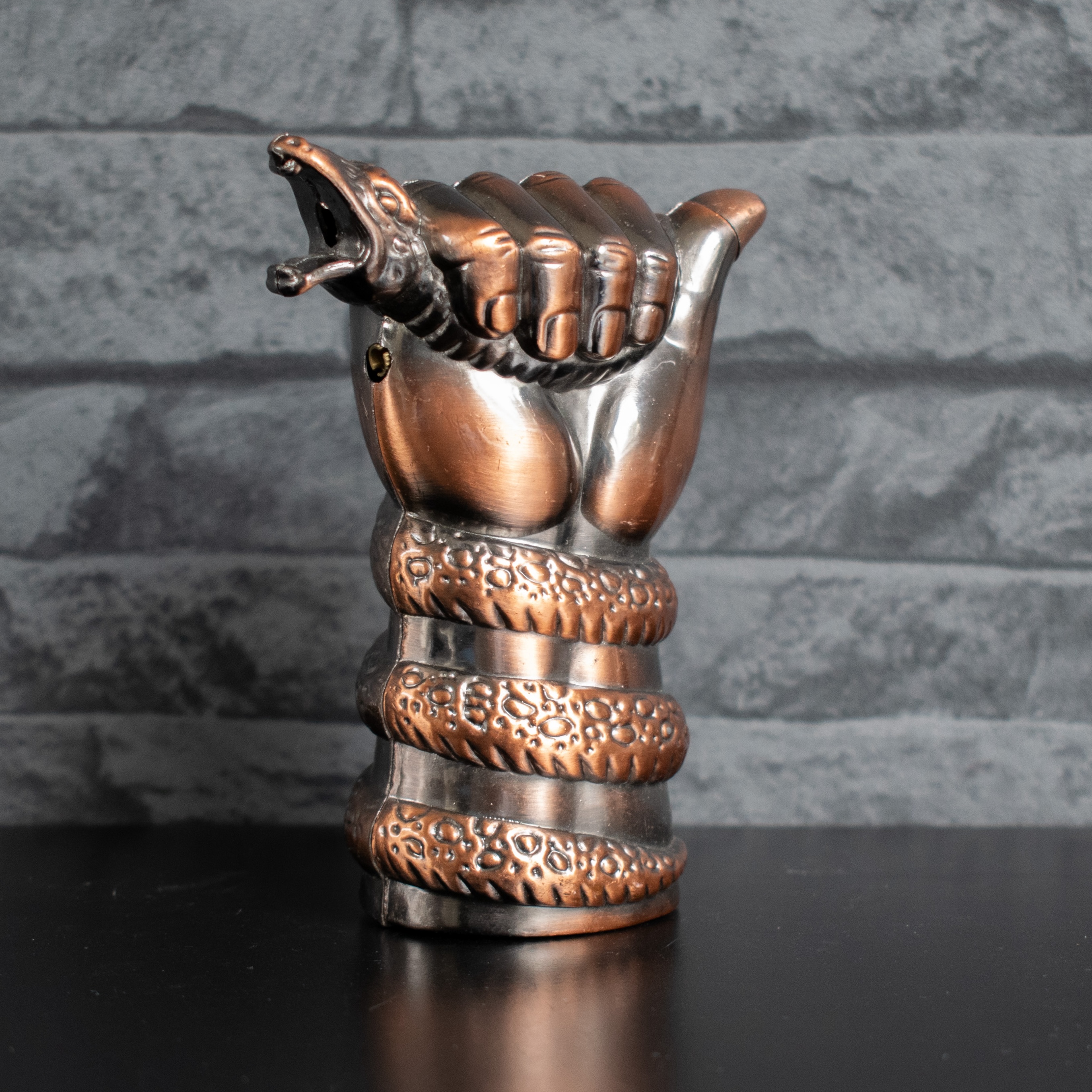 Bronze Snake - Retro Lighter