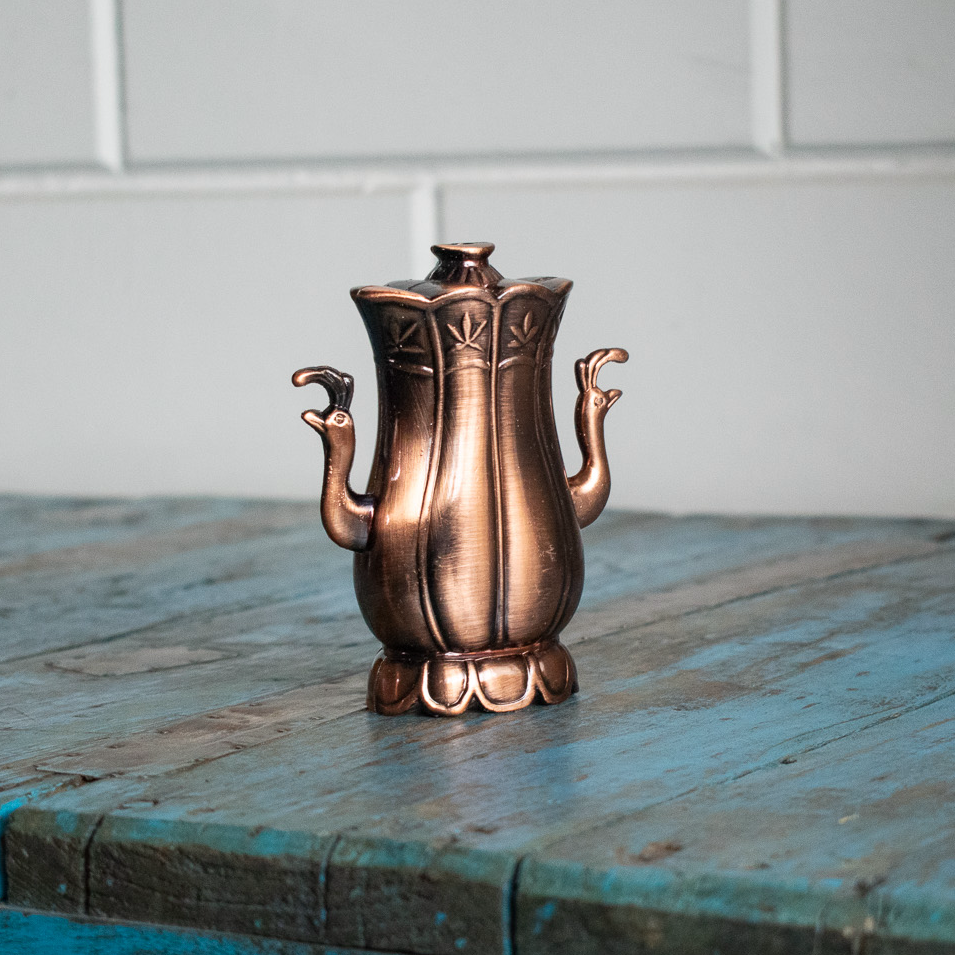 Bronze Vase with Leaf - Retro Lighter