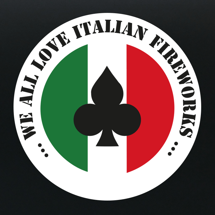We All Love Italian Fireworks - Vinyl Sticker